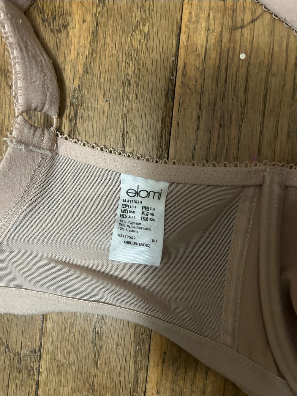 Elomi Morgan Bra 32H/ 32K - Picture 2 of 3